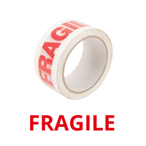 Fragile Printed 48mm x 66m Acrylic Polypropylene Tape