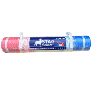Stag 1.23m 3000m Easy Lift Round Bale Netwrap