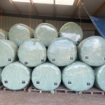 Silage Patch on Bale Stack