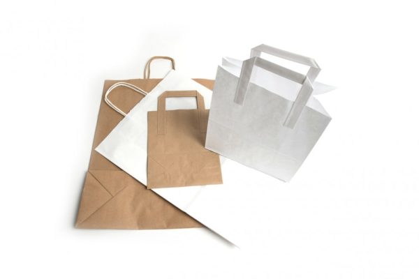 kraft paper carrier bags, cardboard and paper packaging