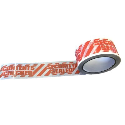 Security Tape 48mm x 66m Polypropylene Acrylic