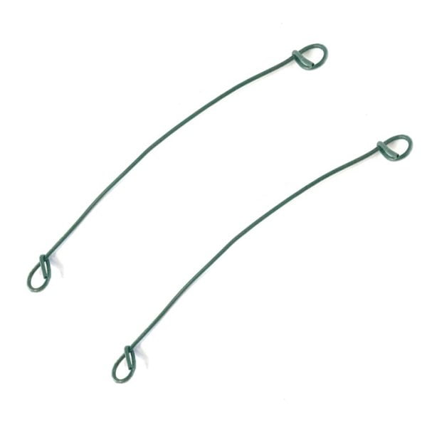 Plastic Coated Wire Ties 150mm Green (Pack 1000) - Agritelonline