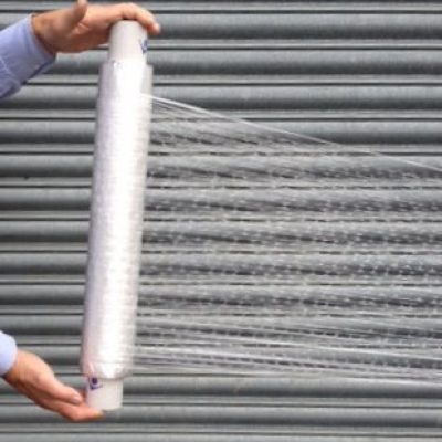 Ventilated Hand Applied Pallet Wrap 420mm x 300m Extended Core
