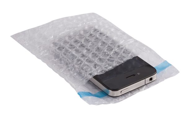 Sealed air bubble pouches, protective packaging