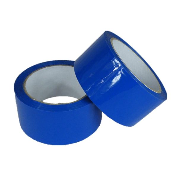 blue packaging tape, coloured tape