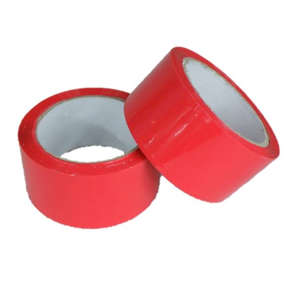 red tape, coloured tape, packaging tape