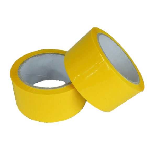 acrylic yellow tape, coloured tape, packaging tape