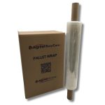 17mu 400mm x 300m Cast Extended Core Clear Hand Pallet Wrap