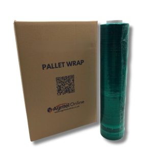 17mu 400mm x 300m Blown Flush Core Green Tint Hand Pallet Wrap