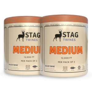 Stag Baler Twine Medium 12,000ft (3660m) - Pack of 2 Reels