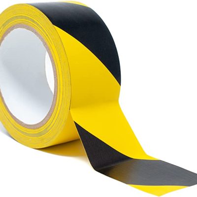 Tape 50mm x 33m Vinyl Hazard Yellow / Black